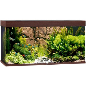 JUWEL AQUARIEN Aquarium Rio 350 LED Vivarien 350 Liter, BxTxH: 121x51x66 cm, inkl. MultiLux LED Einsatzleuchte Gr. B/H/T: 121 cm x 66 cm x 51 cm, 350 l, braun (dunkelbraun) Aquarium-Becken Vivarien
