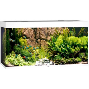 JUWEL AQUARIEN Aquarium Rio 350 LED Vivarien 350 Liter, BxTxH: 121x51x66 cm, inkl. MultiLux LED Einsatzleuchte Gr. B/H/T: 121 cm x 66 cm x 51 cm, 350 l, weiß Aquarium-Becken Vivarien