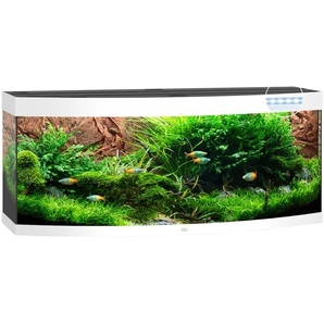 JUWEL AQUARIEN Aquarium Vision 450 LED Vivarien BxTxH: 151x61x64 cm, 450 l, inkl. MultiLux LED Einsatzleuchte Gr. B/H/T: 151 cm x 64 cm x 61 cm, 450 l, weiß Aquarium-Becken