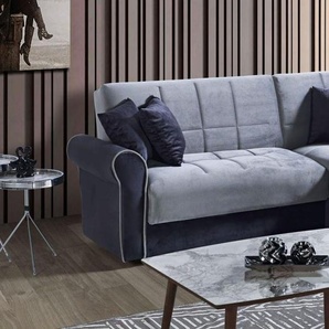 JV Möbel Ecksofa L-Form Textil Eckcouch Sofa Polster Premium JVM4067282687110