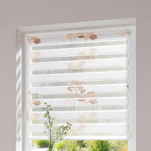 Doppelrollo K-HOME Delphi Rollos Gr. 150 cm, 90 cm, grau (taupe) Doppelrollos Rollo im Fixmaß