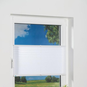 Plissee K-HOME Klemmfix Pisa Plissees Gr. 210 cm, zweiseitig verschiebbar, 75 cm, weiß Kinder Kinderzimmer-Plissees Crushed-Optik Bestseller