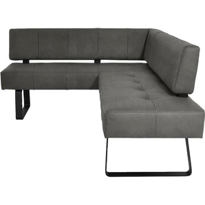 K+W Komfort & Wohnen Eckbank Spider II, Sitzsteppung, bequem durch Sandwichbauweise, 2 Stellmaße