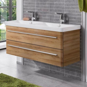 K8 Badmöbel Set 2-teilig, 120cm, Hellbraun-06388145 - Lanzet