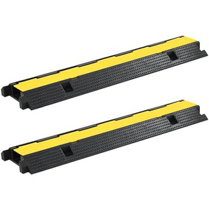Kabelbrücken 2 Stk. 1 Kanal Gummi 100 cm