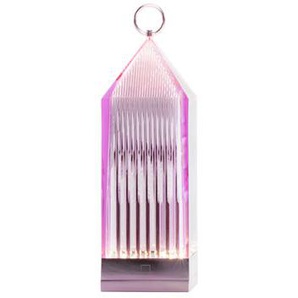 Kabellose, wiederaufladbare Außenlampe Lantern LED plastikmaterial rosa violett / LED - Kartell - Violett