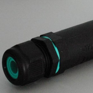 2287 Kabelverbinder Wasserdicht 3-pol. IP 68 Ø 26,5 mm schwarz