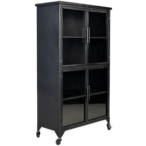 Kabinett Ferre L in Vintage schwarz, 76 cm