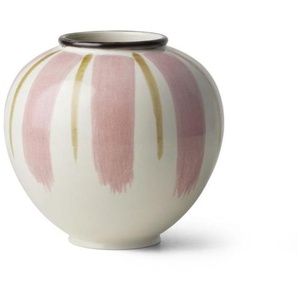 Kähler Design Canvas Vase - rosa - Ø 16 cm - Höhe: 15 cm