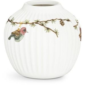 Kähler Design Hammershøi Christmas Vase - weiss - Höhe 13 cm