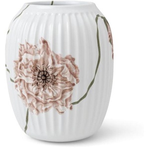 Kähler Design Hammershøi Poppy Vase - weiss - Ø 17 cm - Höhe: 21 cm