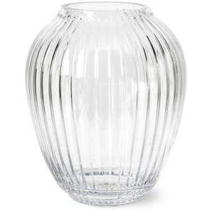 Kähler Design Hammershøi Vase gross - transparent - Ø 15,5 cm - Höhe: 18,5 cm