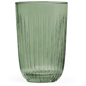 Kähler Design Hammershøi Wasserglas - 4er-Set - grün - 4er-Set: 370 ml - Ø 8 cm - Höhe: 12 cm