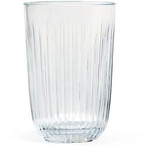 Kähler Design Hammershøi Wasserglas - 4er-Set - klar - 4er-Set: 370 ml - Ø 8 cm - Höhe: 12 cm
