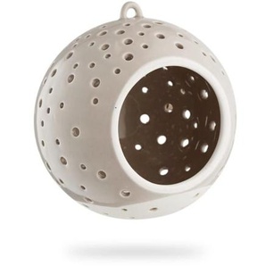 Kähler Design Nobili Kugel - warmes grau - ø12 cm - Höhe 13 cm