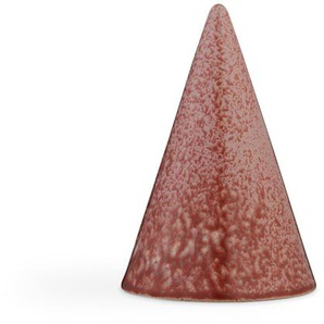 Kähler Glasurkegel - speckled red - Ø 10 cm - Höhe 15 cm