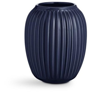 Kähler Hammershøi Vase gross - Indigo - Ø 16,5 cm - Höhe 20 cm