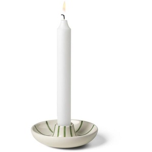 Kähler Signature Kerzenständer - grün - Ø 11 cm - Höhe: 3,5 cm
