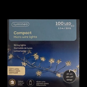 Kaemingk Lumineo Lichterkette Stern 100 LED |  Weihnachtsbeleuchtung