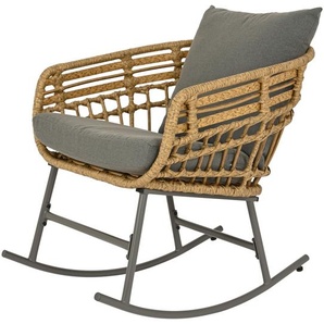 Kaemingk River Schaukelstuhl wicker natural