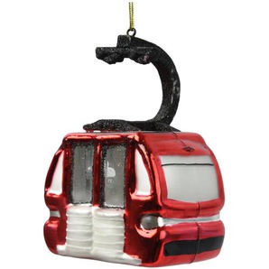 Kaemingk Ski-Lift Weihnachtsbaumfigur | Glas