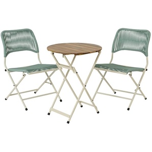 Kaemingk Tavernier Set wicker hellblau