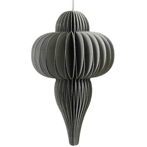 Kaemingk Weihnachtsdeko Ornament grau |  FSC 100 %