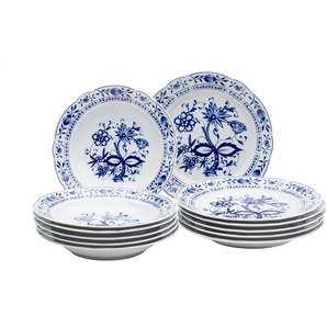Kahla Tafelservice 12-teilig Rosella | blau | Porzellan |