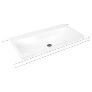 KALDEWEI SILENIO Aufsatzwaschtisch alpinweiß 904006033001