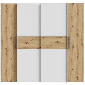 KALIXTUS Kleiderschrank, Front white (120A06) Artisan oak (D78)/white120