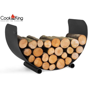 Kaminholzregal Turyn aus Rohstahl 70 x 45 cm