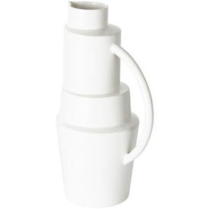Karaffe Block keramik weiß / Ø 18 cm x H 35 cm - Tom Dixon - Weiß