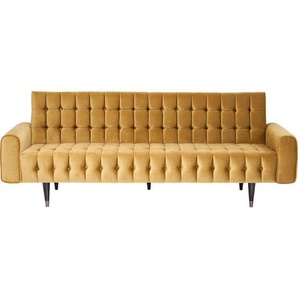 Kare-Design 3-Sitzer-Sofa, Honig, Textil, Birke, massiv, 230x83x84 cm, Wohnzimmer, Sofas & Couches, Sofas, 3-Sitzer Sofas