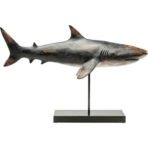 Kare-Design Dekofisch, Dunkelgrau, Bronze, Metall, Kunststoff, Fisch, 59x38.5x24 cm, Dekoration, Skulpturen & Dekoobjekte, Dekotiere