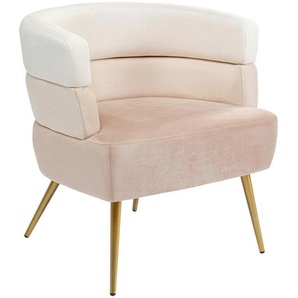 Kare-Design Sessel, Creme, Beige, Textil, 65x74x64 cm, Wohnzimmer, Sessel, Polstersessel