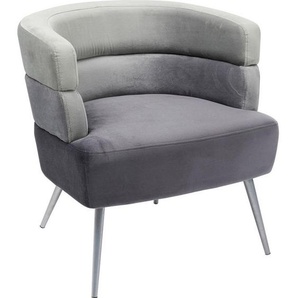 Kare-Design Sessel, Grau, Hellgrau, Textil, 65x74x64 cm, Stoffauswahl, Wohnzimmer, Sessel, Polstersessel