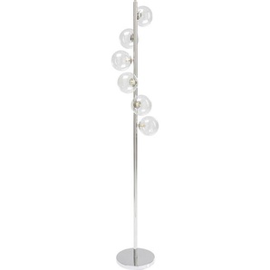 Kare-Design Stehleuchte Scala Balls, Silber, Glas, 160.5 cm, Lampen & Leuchten, Innenbeleuchtung, Stehlampen, Stehlampen