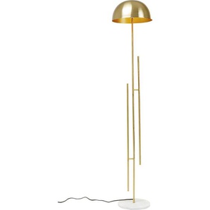 Kare-Design Stehleuchte Solo Brass, Metall, Stein, 158 cm, Lampen & Leuchten, Innenbeleuchtung, Stehlampen, Stehlampen