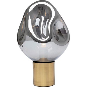 Kare-Design Tischleuchte Dough, Silber, Gold, Metall, Glas, 25x38x25 cm, Lampen & Leuchten, Innenbeleuchtung, Tischlampen