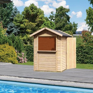Karibu Poolhaus »Tiki Bar« - naturfarben -