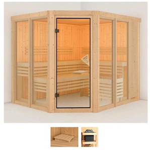 Karibu Sauna Anike 3, BxTxH: 231 x 196 x 198 cm, 68 mm, (Set) ohne Ofen