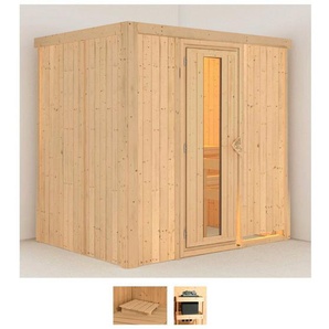 Karibu Sauna Bedine, BxTxH: 196 x 151 x 198 cm, 68 mm, (Set) ohne Ofen