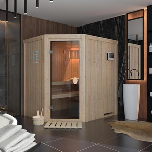Karibu Sauna »Sini« - naturfarben - Wolle -