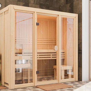 Karibu Sauna »Vivi 2« - naturfarben -