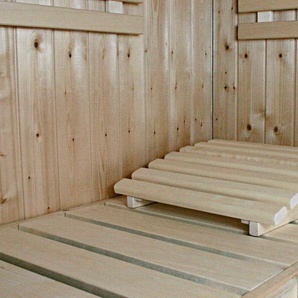 Karibu Saunakopfstütze Premium, (Set), naturbelassen, 3 Stück