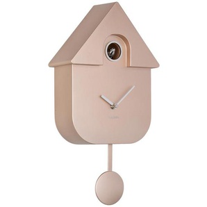 Karlsson Wanduhr Cuckoo, Roségold, Kunststoff, 21.5x41x8.5 cm, Schlagwerk, Dekoration, Uhren, Wanduhren