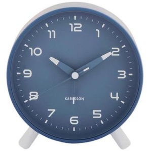 Karlsson Wecker Orgullo, Blau, Metall, 5x8.5x8.5 cm, Weckfunktion, Dekoration, Uhren, Wecker