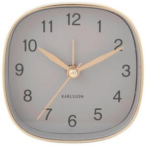 Karlsson Wecker Travel, Kunststoff, 4x8.5x8.5 cm, Weckfunktion, leises Uhrwerk, Dekoration, Uhren, Wecker
