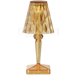 Kartell Battery Tischlampe LED batteriebetrieben Ø12x26 cm