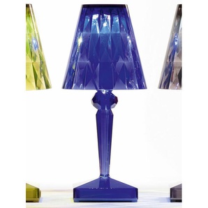 Kartell LED-Tischleuchte Battery blau, Designer Ferruccio Laviani, 22x13x13 cm